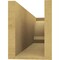 Ekena Millwork 6in. W x 8in. H x 28in. L Moab Woodgrain TimberThane Rafter Tail, Primed Tan RFTUR06X08X28MOARCPR - alternate 3
